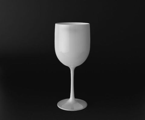 Premium Italian Designed Polycarbonate LARGE White Wine Glasses 17oz/485ml x 4