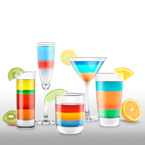 Rainbow Cocktail Layering Tool