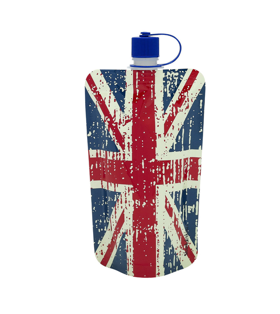 Festival Hip Flasks - Union Jack, Camo and Black (Pack of 3)