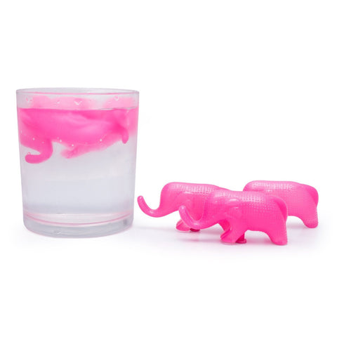 Pink Elephant Ice Cubes - Pack of 18