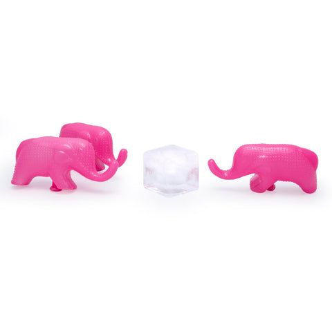 Pink Elephant Ice Cubes - Pack of 18