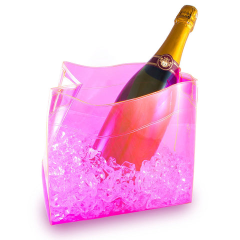 Foldable Pink Ice Bucket