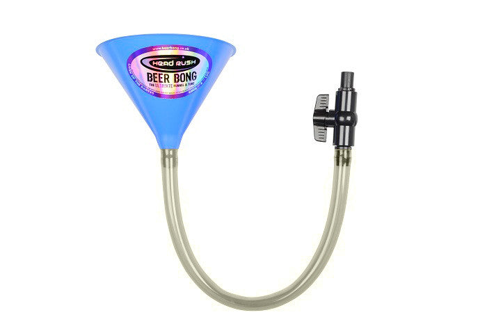 Limited Edition Ultimate Beer Bong - Blue Top, Grey Tube