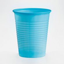 Coloured Drinking Cups - Blue (50 Pack)