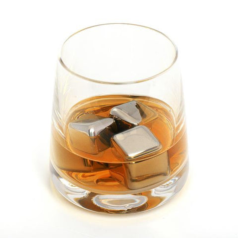 Stainless Steel Ice Cubes - 6 Pack