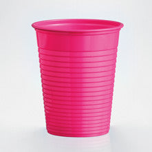 Coloured Drinking Cups - Pink (50 Pack)